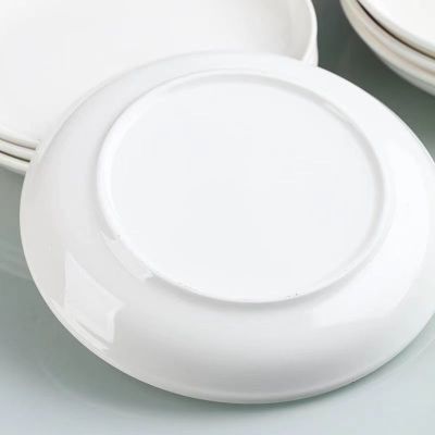 白瓷商用吐骨碟子味碟套装 7寸10只装