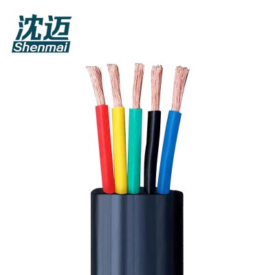 沈迈 铜芯扁电缆 YFFB-5*1.5mm² /米