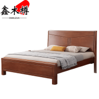 鑫木樽实木床150*200*104cm张