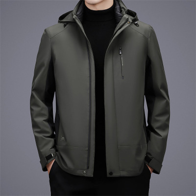 一衣三穿脱卸羽绒内胆男式羽绒服冬季新款牛奶丝面料保暖羽绒外套