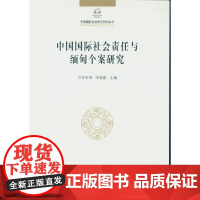 中国国际社会责任与缅甸个案研究
