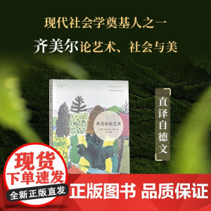齐美尔论艺术 艺术与社会译丛 德文直译收录20篇经典文章 社会学奠基人之一社会学哲学文化美学反思 米开朗琪罗达芬奇译林正
