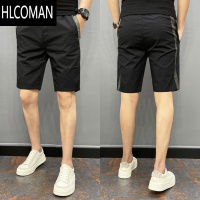 HLCOMAN潮牌夏季短裤男士速干冰丝网红五分裤百搭痞帅休闲薄款运动裤子男