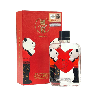 泸州老窖 国窖1573 52度100ML 熊猫小酒礼盒(无玩偶)2970