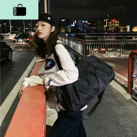 行李袋韩版短途大容量女手提网红旅行包出差登机包男运动健身包潮NEW LAKE男士手提包