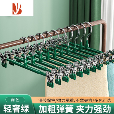 三维工匠裤架家用裤子夹子可伸缩防滑袜子架衣柜衣架挂衣裙夹晾晒裤夹