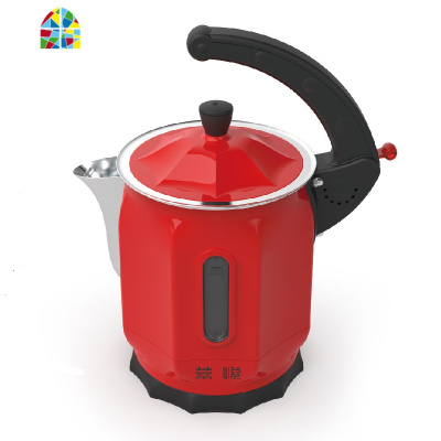 电热水壶家用红色烧水壶 结婚用双层防烫开水壶大容量电烧水壶 FENGHOU XY-001黄色皇家黄