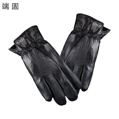 端固防寒羊皮手套拼皮D32T/副