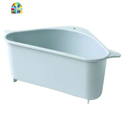 厨房滤水三角蓝水池漏网篮挂篮水沥水洗菜盆漏斗收纳盒过滤篮 FENGHOU 米色洗菜篮洗菜篮