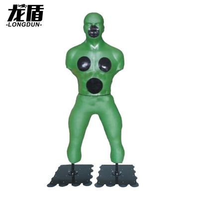 龙盾刺杀硅胶人形靶 联保训练军训拼刺训练假人 吸盘款