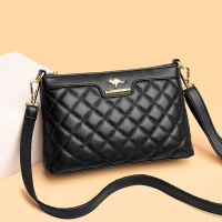 包包女包新款斜挎单肩包时尚菱格绣线女士小方包欧美