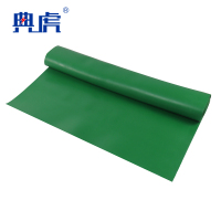典虎 绝缘橡胶垫 绿色平面10mm 米