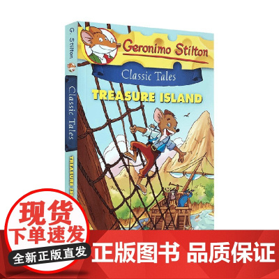 英文原版 Geronimo Stilton Classics Treasure Island 老鼠记者 金银岛