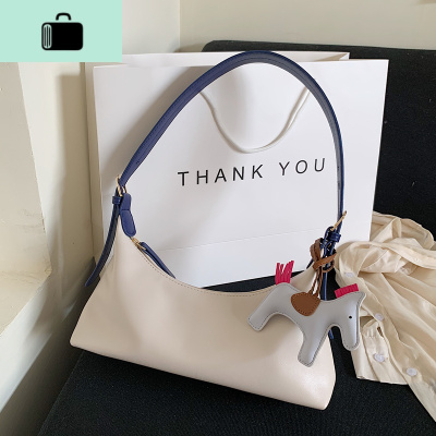 上新质感包白色女包2020流行夏季新款潮时尚百搭单肩ins超火饺包NEW LAKE女斜挎包