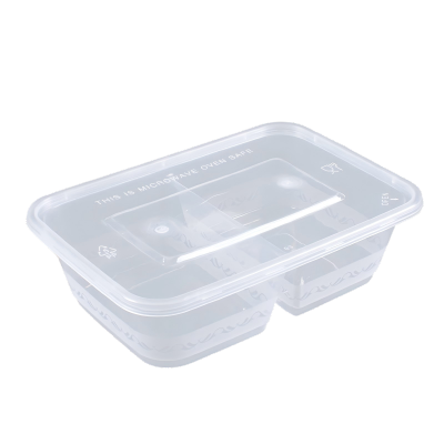 吾梓 一次性餐盒 方形打包饭盒 650ml*300个/箱