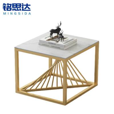 铭思达岩板茶几方几60cm个