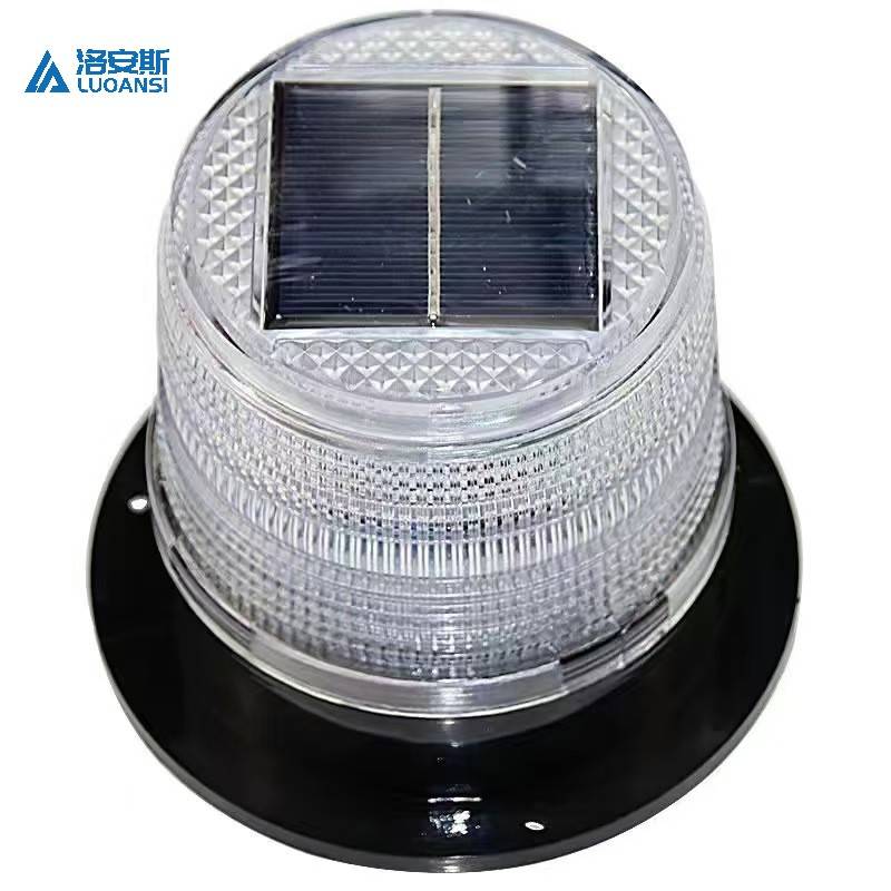 洛安斯 磁吸警示灯 太阳能警示灯 红蓝闪光 个
