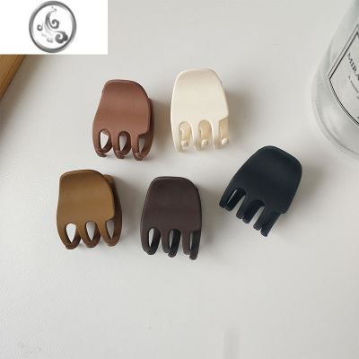 JiMi简约磨砂小抓夹时尚后脑勺扎高马尾器发夹外出百搭少女侧边发卡