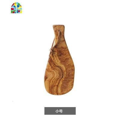 手工制橄榄木切水果砧板 不规则实木面包砧板家用 FENGHOU 小号