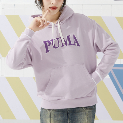 彪马(PUMA)女装新款运动服跑步健身训练上衣舒适休闲连帽套头衫时尚卫衣682176-60 ZP