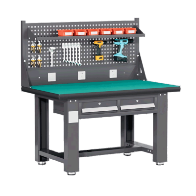 钳工工作台 1.2M单桌+单挂板