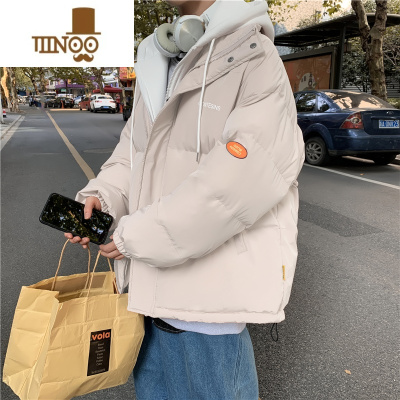 YANXU假棉服男加厚保暖棉衣袄子男装面包服2023新款潮牌外套