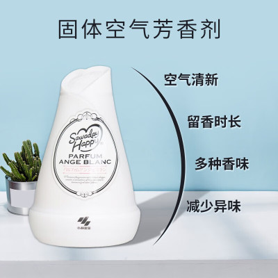 小林制药(KOBAYASHI)除臭厕所房间用固体芳香剂香薰卧室持久留香房间家用卧室空气清新 新款温柔花香120g