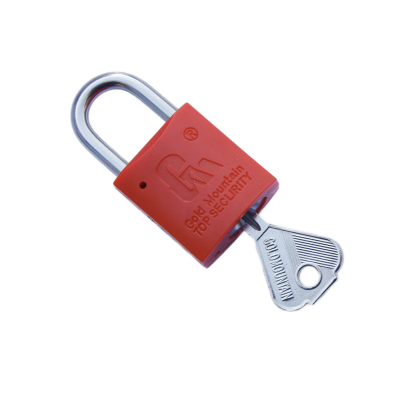 金岳 JC30-21 铜锁芯 33*30*20mm 塑料叶片挂锁(计价单位:个)红色