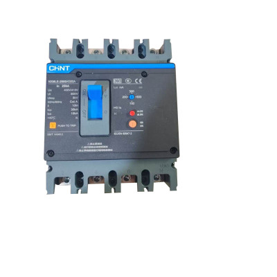 正泰塑壳漏电保护器断路器NXMLE-250S/4300A 250A