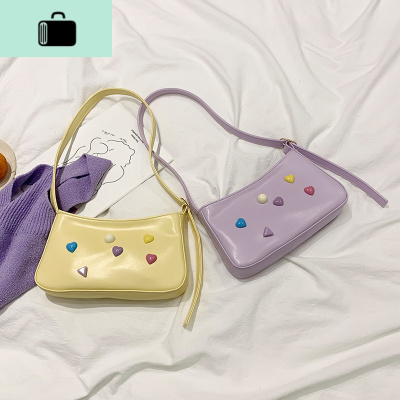 夏天马卡龙小包包女2020新款网红少女腋下包法棍包百搭ins手提包NEW LAKE女士单肩包