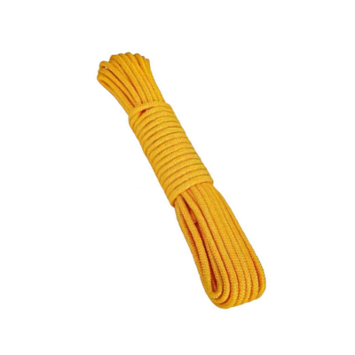 亭松 防护绳黄色尼龙绳 6mm 100米 单位:捆