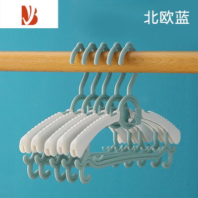 三维工匠儿童衣架宝宝晾衣架多新生儿衣撑小号家用防滑婴儿小孩衣服挂