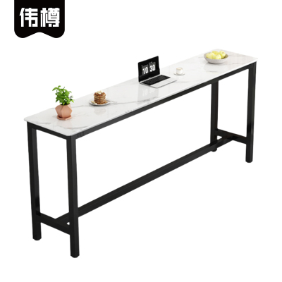 伟樽岩板吧台桌100*40*105cm张