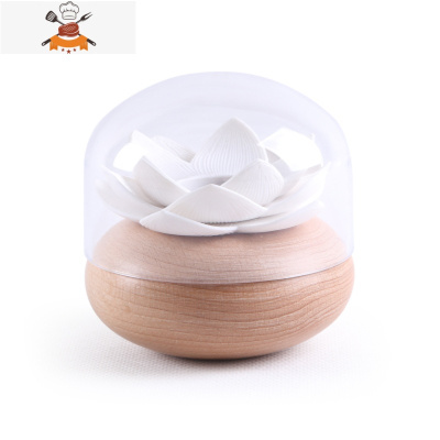牙签盒实木家用创意自动牙签筒餐厅客厅木质牙签罐简约棉签盒 敬平 原木色白色