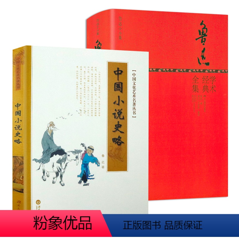 [正版](2册)中国小说史略+鲁迅学术经典全集