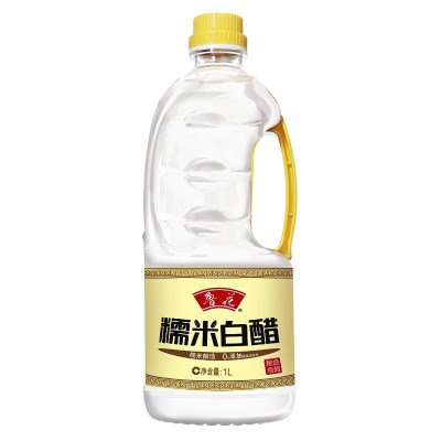 鲁花糯米白醋1L醋家用食用正宗炒菜凉拌菜食品级纯粮食酿造