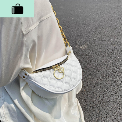 高级感腰包韩版百搭小包包女2020新款潮时尚饺子包夏天单肩斜挎包NEW LAKE女斜挎包