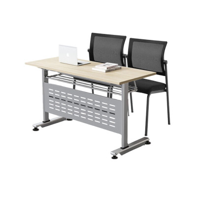 德诚和折叠条桌会议桌长条桌椅组合(一桌两椅 )1400*450*750mmH套