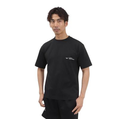 Mizuno男子足球运动休闲短袖速干T恤宽松版型团队定制赛事服装