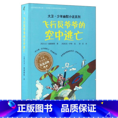 飞行员爷爷的空中逃亡 [正版]大卫少年幽默小说系列全套 了不起的大盗奶奶钱堆里的男孩圆梦小队的午夜计划 大盗奶奶的完美冒
