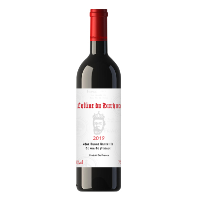 法国进口 红酒 杜霍山丘干红葡萄酒 750ml/瓶 单瓶装