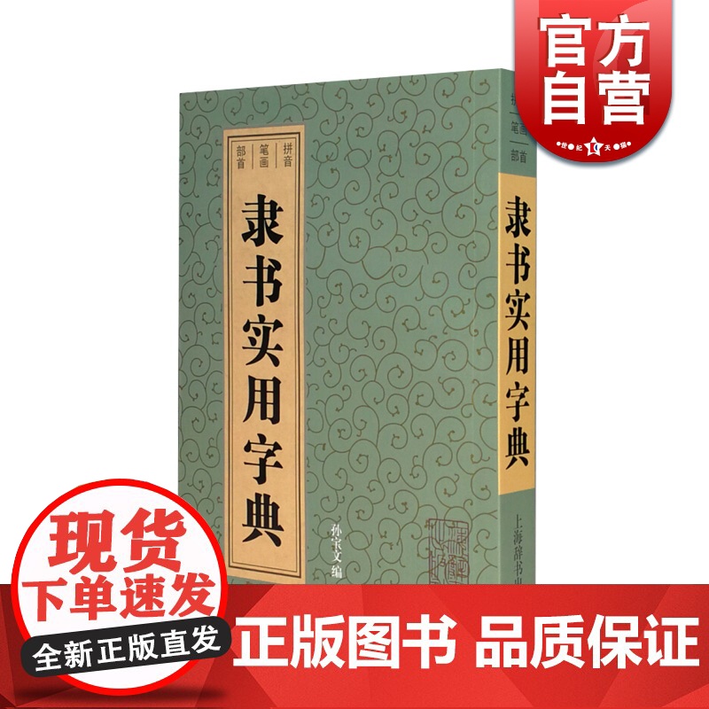 隶书实用字典 孙宝文 本字典收隋朝以后书家字迹均从墨迹本中选出 实用便捷的中型书法字典工具书 上海辞书 世纪出版
