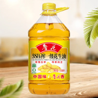 鲁花花生油5S一级物理压榨3.68L食用油家用纯正健康厨房油调和烧烤油