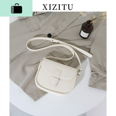 马鞍包女2020新款 韩版ins时尚百搭简约复古半圆小包包斜挎单肩包NEW LAKE女斜挎包