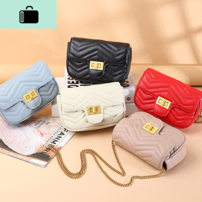 斜挎链条小包2020新款春夏女包包质感时尚皮百搭迷你单肩包潮NEW LAKE女斜挎包