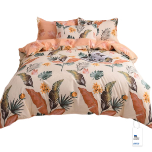 安居先森加厚生态棉臻品美肌单人床三件套床品D1266(套) 巧克力色 1.5*2.0m