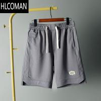 HLCOMAN韩版宽松版型+莫代尔面料!夏季男士短裤松紧腰 华夫格速干大裤衩