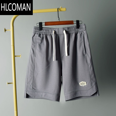 HLCOMAN韩版宽松版型+莫代尔面料!夏季男士短裤松紧腰 华夫格速干大裤衩