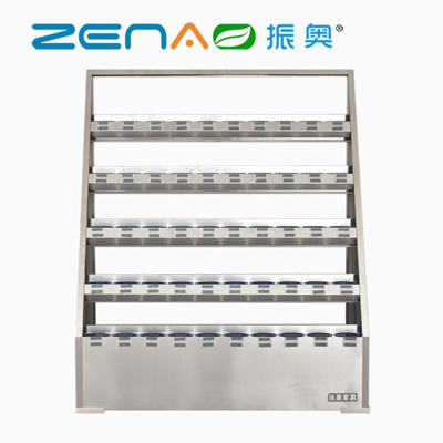 振奥 员工不锈钢水杯柜钢制水杯架车间工厂不锈钢水杯放置柜活动室 201材质/台(1250x1050x590mm 不锈钢5