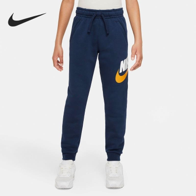 Nike/耐克长裤运动休闲加绒保暖针织大童裤CJ7863-414 D